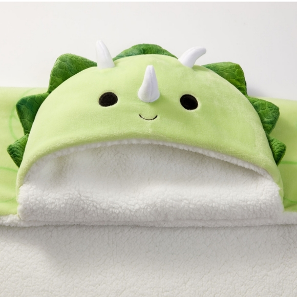 NWT❤️‍🔥Last 1! Squishmallows "Tristan"  Stegosaurus Super Soft Hooded Throw❤️ - Picture 9 of 9